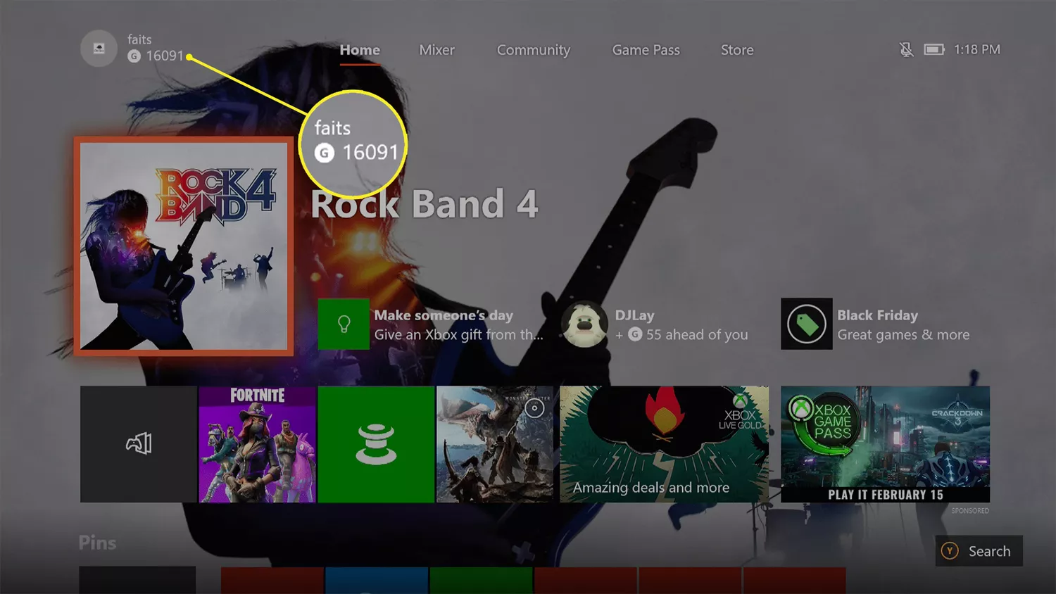 GamerTag — консоль