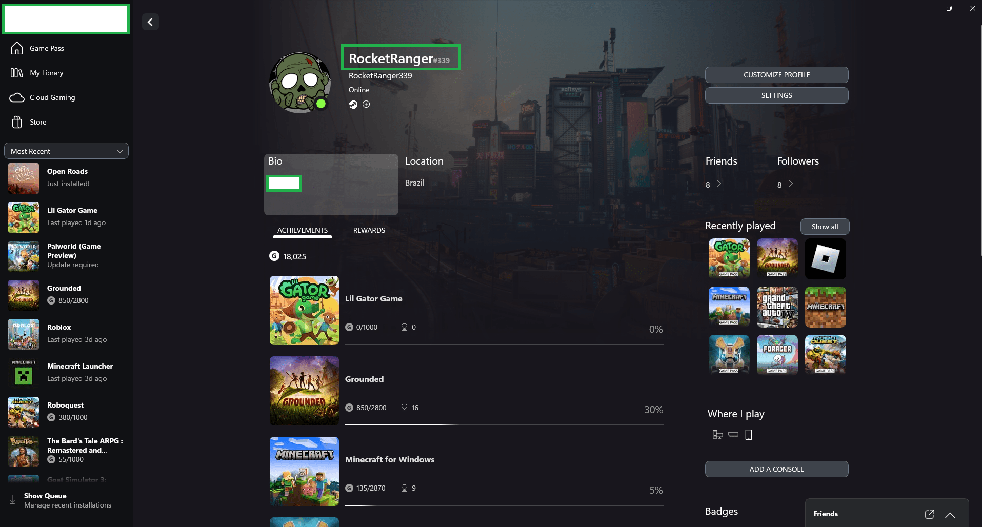 GamerTag — PC
